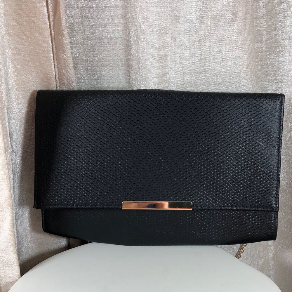 Jessica McClintock Black Shoulder Bag